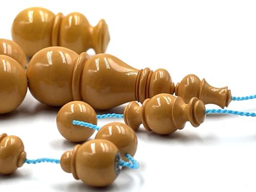 سبحة من بلاطة مستكة صب قديم خراطة اسماعيل باشا old bakelite rosary