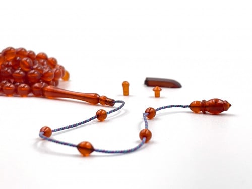 سبحة من مكعب واحد فاتوران صب قديم خراطة حسين باشا rosary