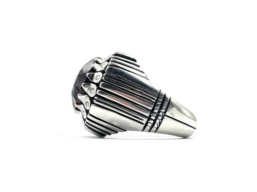 خاتم سيترين طبيعي mens rings
