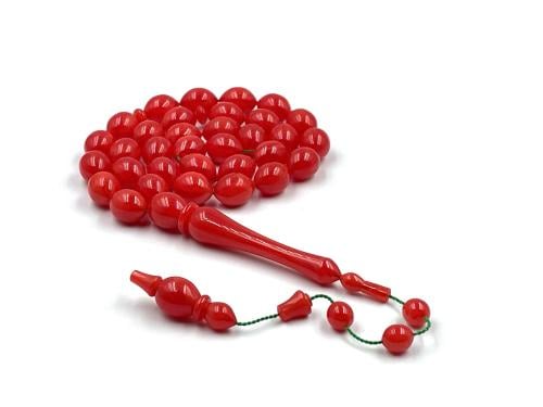 سبحة بكلايت من عصي مرجانية معرقة صب قديم خراطة وليد السليم old rosary