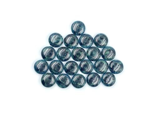 بكلايت مخرم معرق بشفافية لون ازرق صب قديم old bakelite