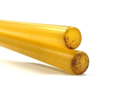 عصي بكلايت فرنسية اصفر صب قديم old bakelite