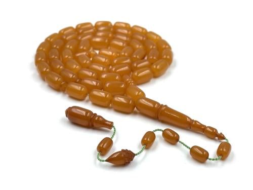 سبحة فاتوران من تاير معرق صب قديم خراطة اوزكان عطا old faturan rosary