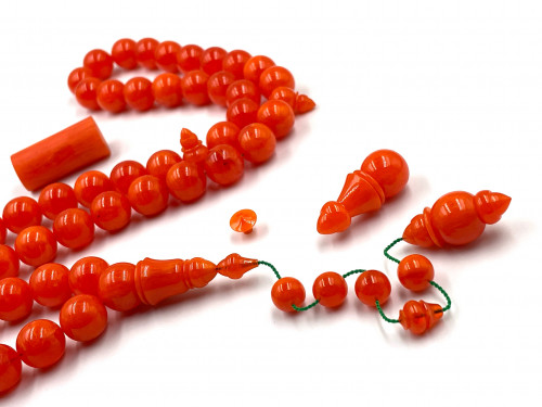 سبحة بكلايت جزرية من عصي سداسية صب قديم خراطة عزيز اوكدم rosary