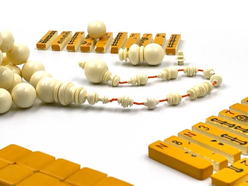 سبحة مستكة من ضومنة صب قديم خراطة ابراهيم اليمني rosary