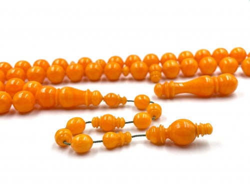 سبحة من عصي جزرية معرقة صب قديم خراطة حسن الجوكر rosary