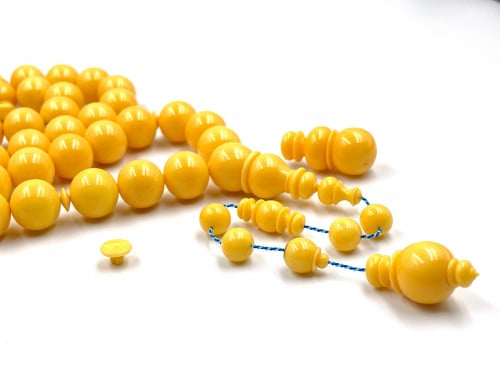 سبحة بكلايت من قاعدة اباجورة صب قديم خراطة أسماعيل باشا rosary