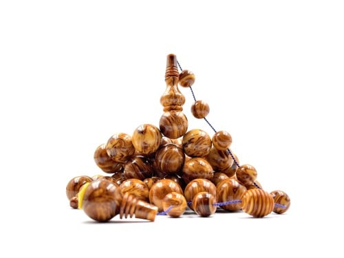 سبحة بكلايت من عصي دارسيني الماني صب قديم خراطة شنعلاب شنب rosary