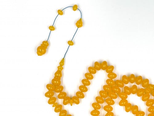 سبحة مستكة مكعبات يمنية صب قديم لون واحد faturan rosary فاتوران