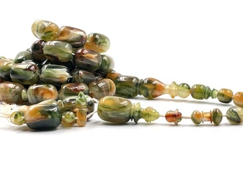 سبحة ملتي كلر صب قديم خراطة القبطان ناجي طه rosary