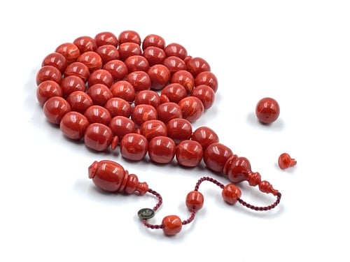 سبحة بكلايت من عصي امريكية مربعة صب قديم خراطة صانع السبحة rosary