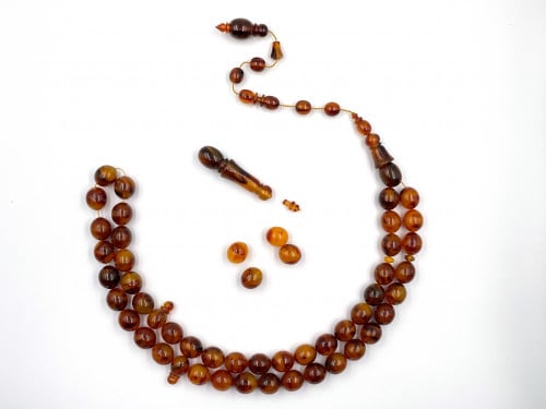 سبحة ترتروك من عصي تايجر منجمة صب قديم خراطة وليد السليم rosary