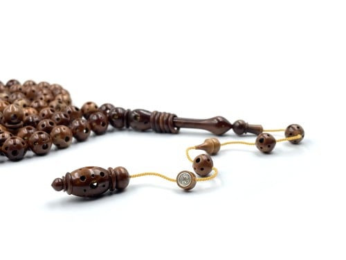 سبحة كوك 99 خرزة منقوش خراطة الواحي rosary