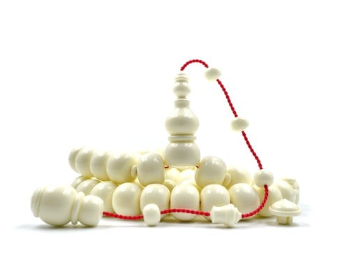 سبحة من ضومنة صب قديم خراطة مصنع الفن rosary