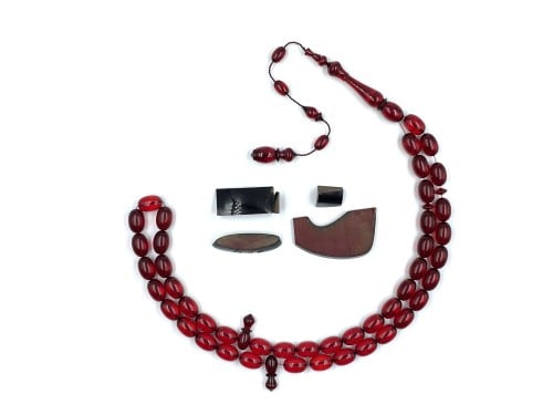 Rosary of two sizes from an old cast vase, turned by Ahmed Shaheen