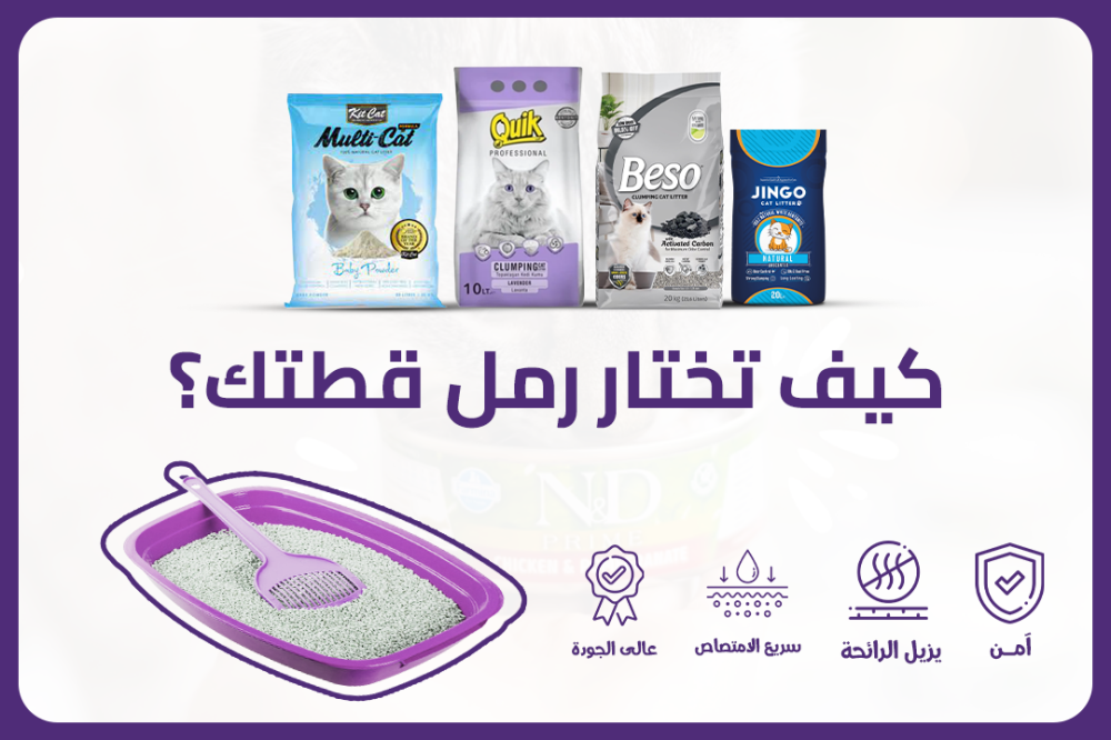 كيف تتأكد من اختيار رمل القطط المناسب؟ - متجر لينكس