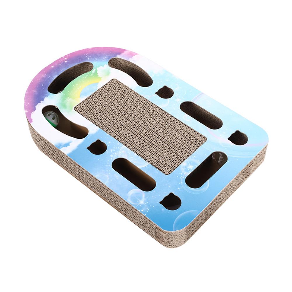 خداشة للقطط بها كرات اللعب مصنعة من أجود أنواع الكرتون