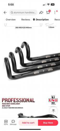 Handlebar Aluminum