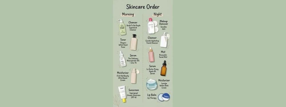 روتين العناية بالبشرة الكامل