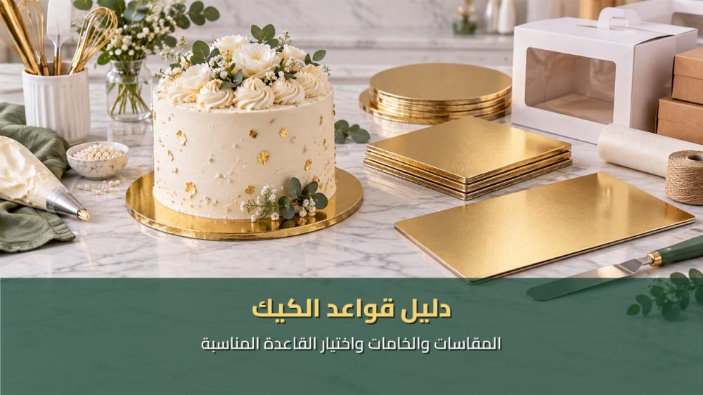 غلاف دليل قواعد الكيك والمقاسات والخامات من أنلر