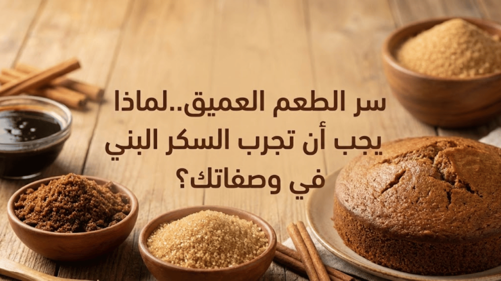 سر الطعم العميق… لماذا يجب أن تجرب السكر البني في وصفاتك؟