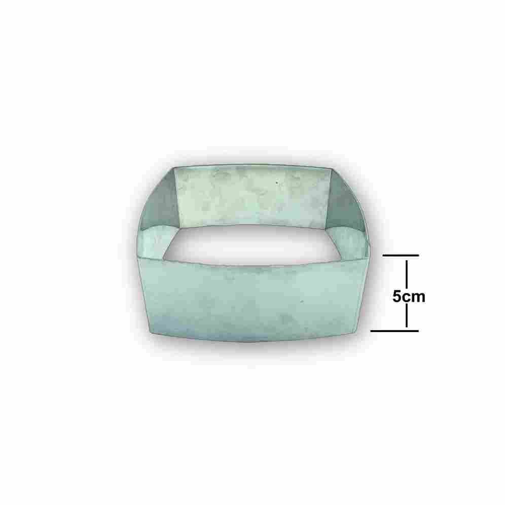 قالب كيك مربع منحني حجم صغير