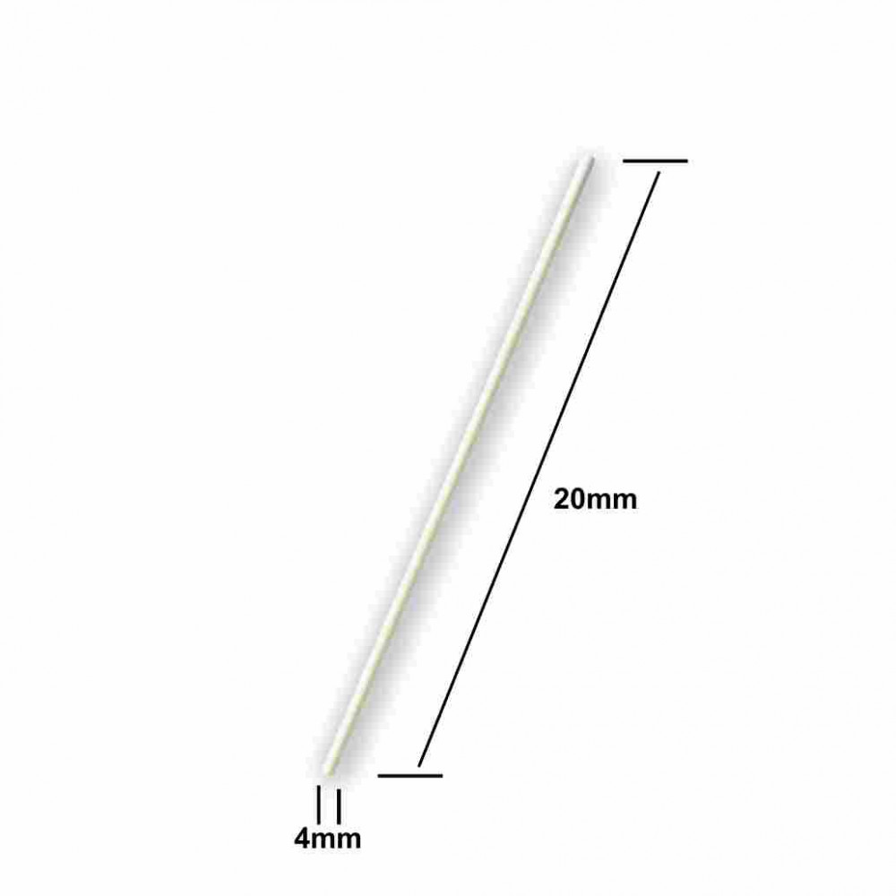 اعواد مصاص ابيض مقاس كبير 50 عود