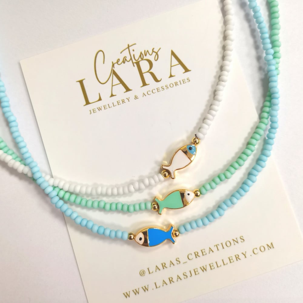 Fish necklaces