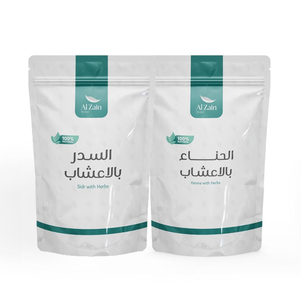 بكج حناء وسدر المدينه بالاعشاب الهنديه نص كيلو