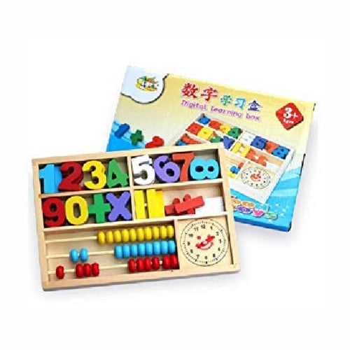 تعليم العمليات الحسابية خشب