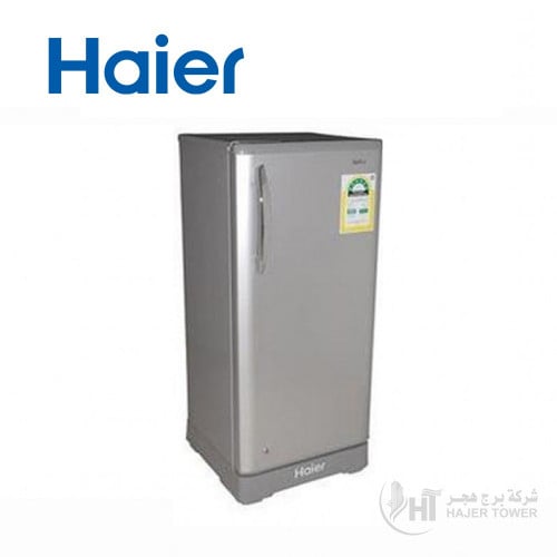 ثلاجة هاير باب واحد 5.3 قدم سلفر HR-188NS-2