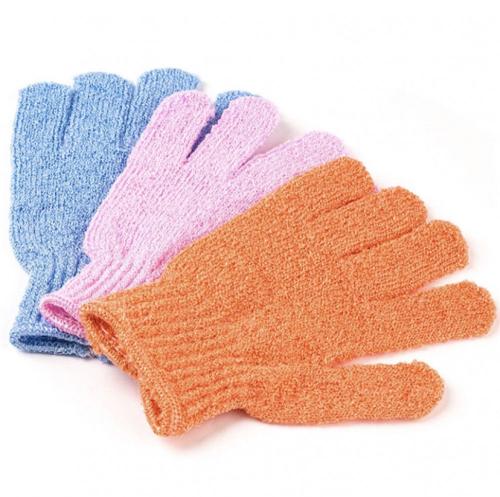 ليفة استحمام قفاز حبتين ( لون عشوائي )