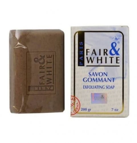 صابونة فير اند وايت لأزالة البقع ينظف الجلد بعمق بحبات المشمش 200غرام