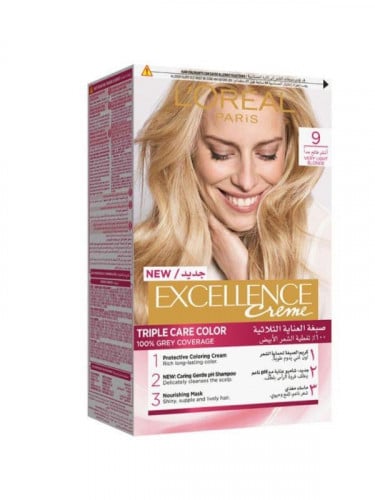 لوريال صبغة أشقر فاتح جداً 9