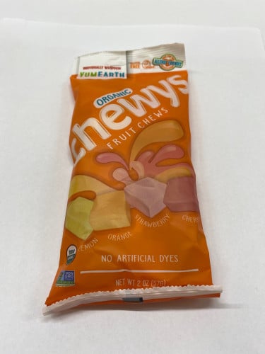 حلوى تشوي عضويه بنكهات الفواكه 57غرام