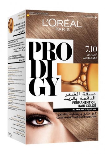 لوريال صبغة أشقر رمادي 7.10 بدون أمونيا