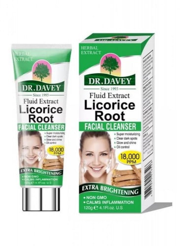 غسول عرق السوس يساعد على تنقية البشره ويقلل من ظهور الرؤوس السوداء والبيضاء ويزيل الشوائب 120مل