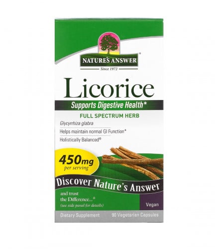 كبسولات عرق السوس 450 مل غرام 90 كبسولة