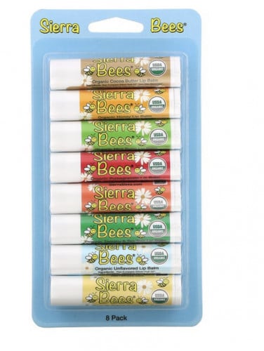 مرطب شفاه من سيرا بيز العضوي 8 عبوات