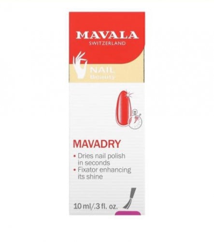 مافالا مافادراي يجفف طلاء الأظافر خلال ثواني ويزيد بريقه 10مل