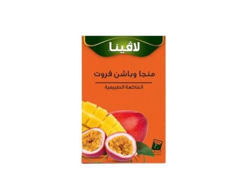لاڤينا شاي منجا وباشن فروت الفاكهة الطبيعية 20 كيس مغلف