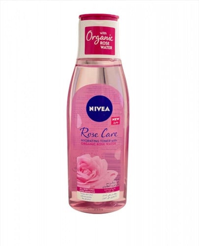 نيفيا تونر مرطب مع ماء الورد العضوي لجميع انواع البشرة 200مل