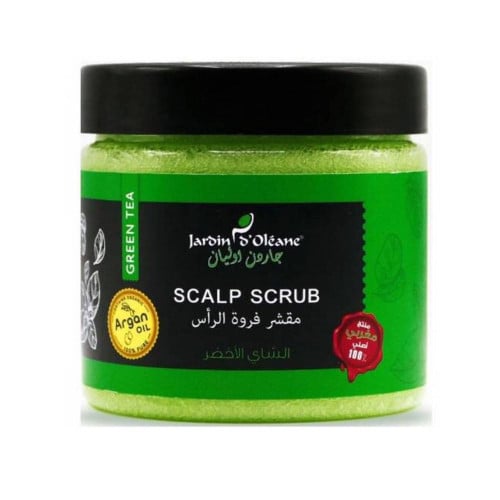 مقشر فروة الرأس بالشاي الأخضر جاردن اوليان 250جرام