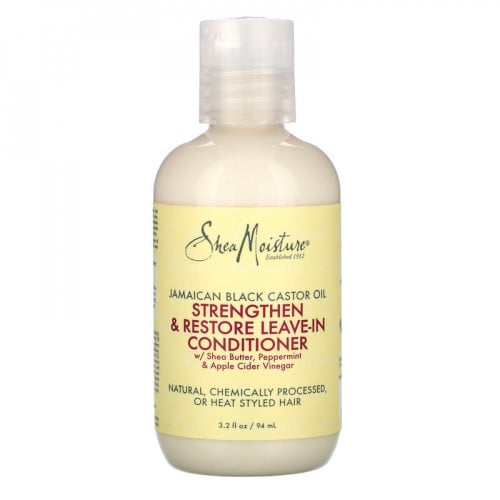 بلسم بدون شطف لتقوية وترميم الشعر بزيت الخروع الأسود الجامايكي 94 مل