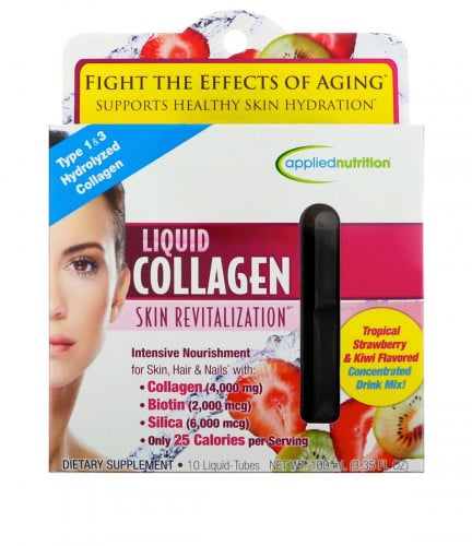 شراب الكولاجين بالفواكة 10 انبوبات