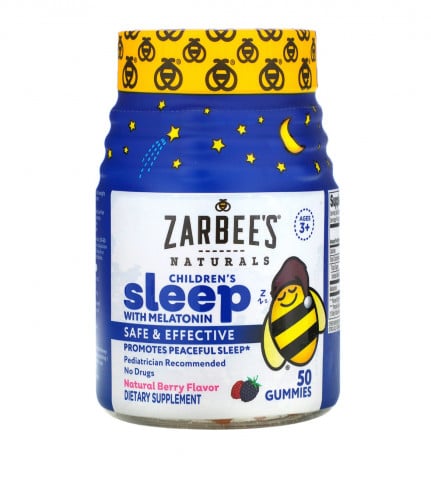 علكة لمساعدة الأطفال على النوم بالميلاتونين نكهة التوت الطبيعي 50 علكة