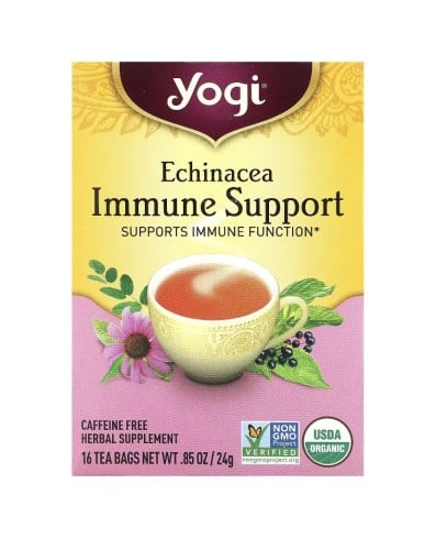 يوجي تي القنفذية لدعم المناعة خال من الكافيين 16 كيس