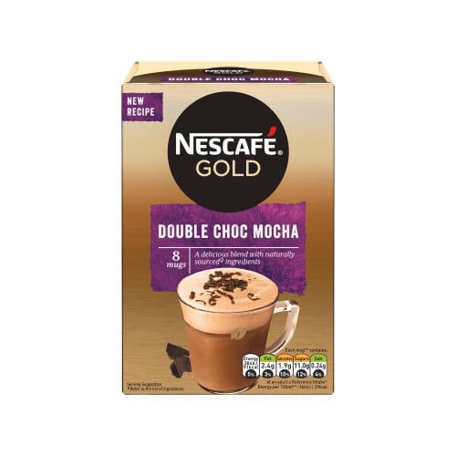 نسكافيه قهوة موكا سريعة الذوبان مبيضة مع الكاكاو وسكر والرغوة الغنية 10مغلفات 23غرام