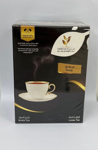 شاي اسود العلمين الذهبي اوراق كامله