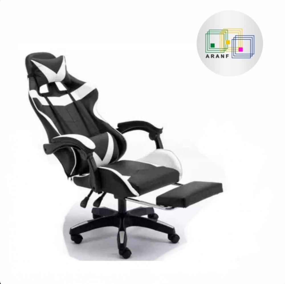 كرسي قيمنق ابيض و اسود Aranf